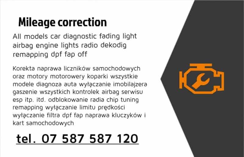 COFING CORRECTING Meter DIAGNOZA CHIP TUNING DPF.