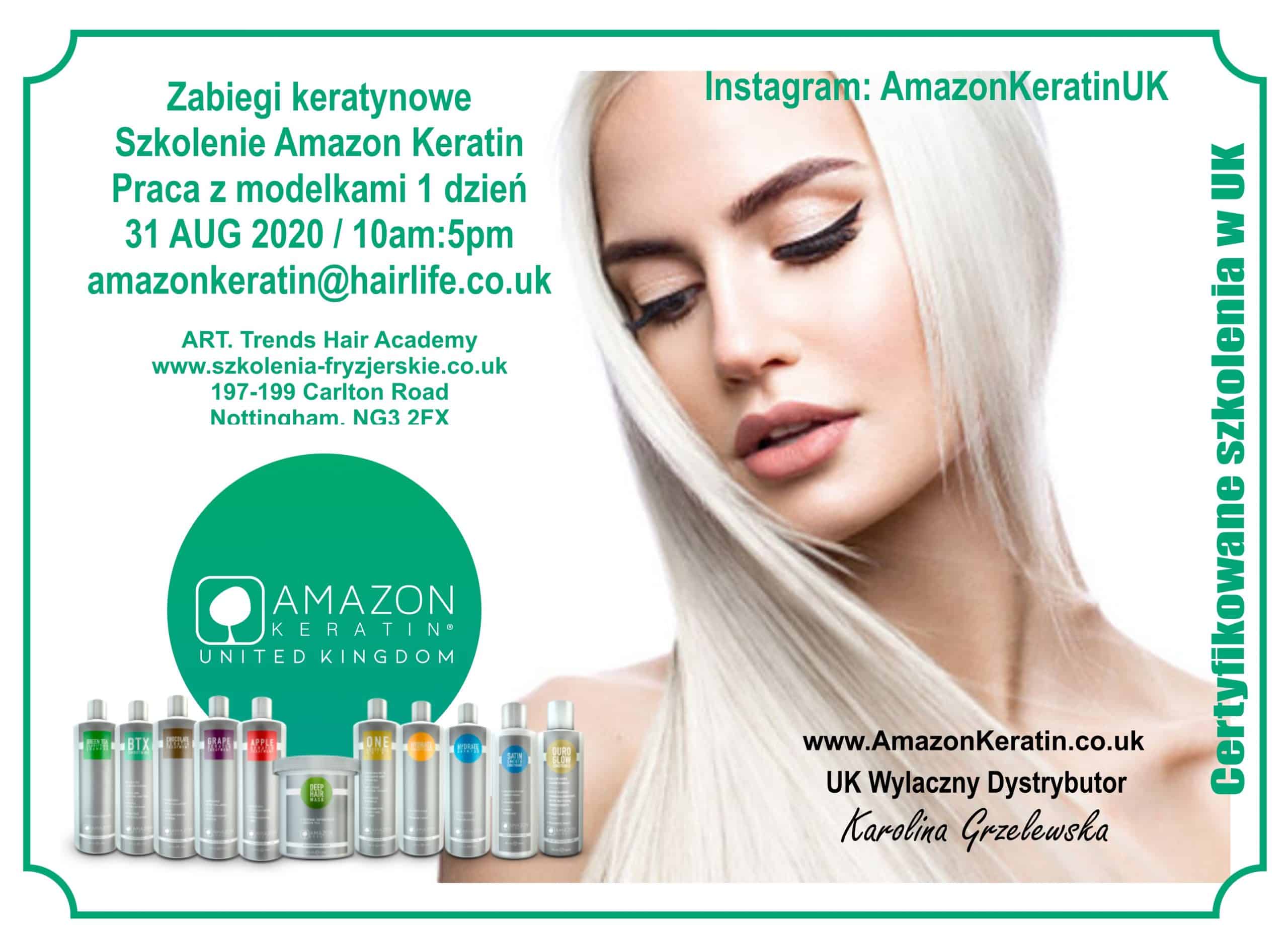 Amazon Keratin UK Sales Training. Exclusive UK distributor.