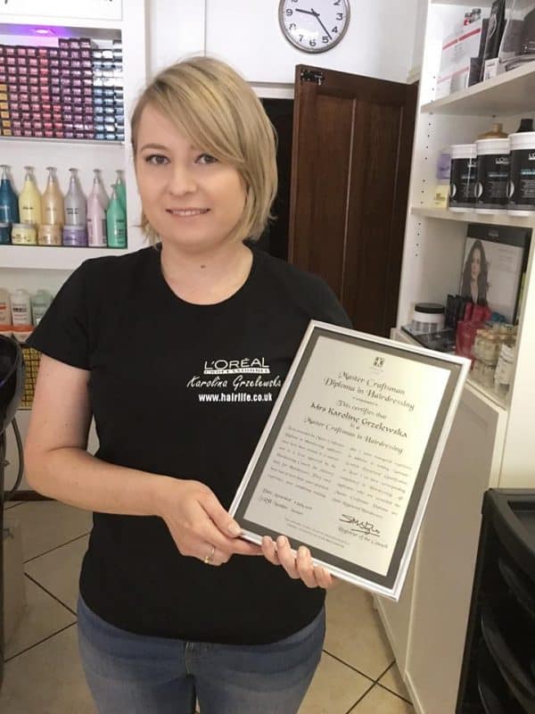 POLSKI FRYZJER NOTTINGHAM STYLISTA I TRENER LOREAL PROFESSIONNEL