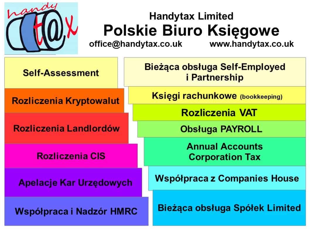 HandyTax Limited – Polskie Biuro Księgowe Online