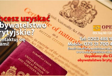 Obywatelstwo Brytyjskie, Naturalizacja, Paszport Brytyjski, Opera immigration